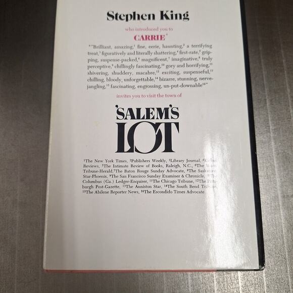 SALEM'S LOT by Stephen King 1975 Doubleday BCE Hardcover/ Dust Jacket MP1FF - Picture 2 of 6